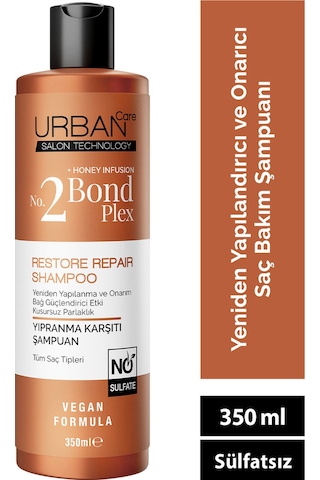 No.2 Bond Plex Restore Repair Yıpranma Karşıtı Saç Bakım Şampuanı 350 Ml-sülfatsız