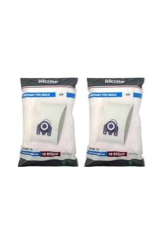Magic Bags / Miele İle Uyumlu Classic C1 Powerline Süpürge Gn Toz Torbası 20 Adet