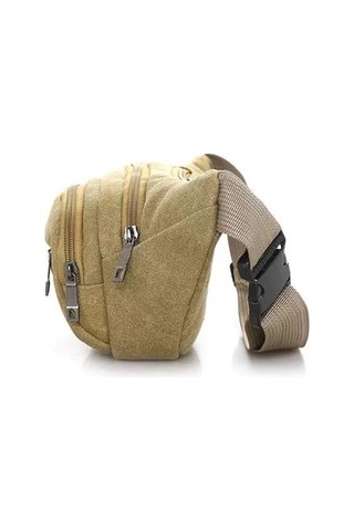 Erkekler İçin Pratik Ve Şık Kanvas Bel Çantası, Koşu Ve Spor Aktivitelerinde Rahat Kullanım, Omuz Askılı Çok Amaçlı Çanta, Şantiyede Ve İşte Kullanıma Uygun Dayanıklı Yazarkasa Çantası Yeşil