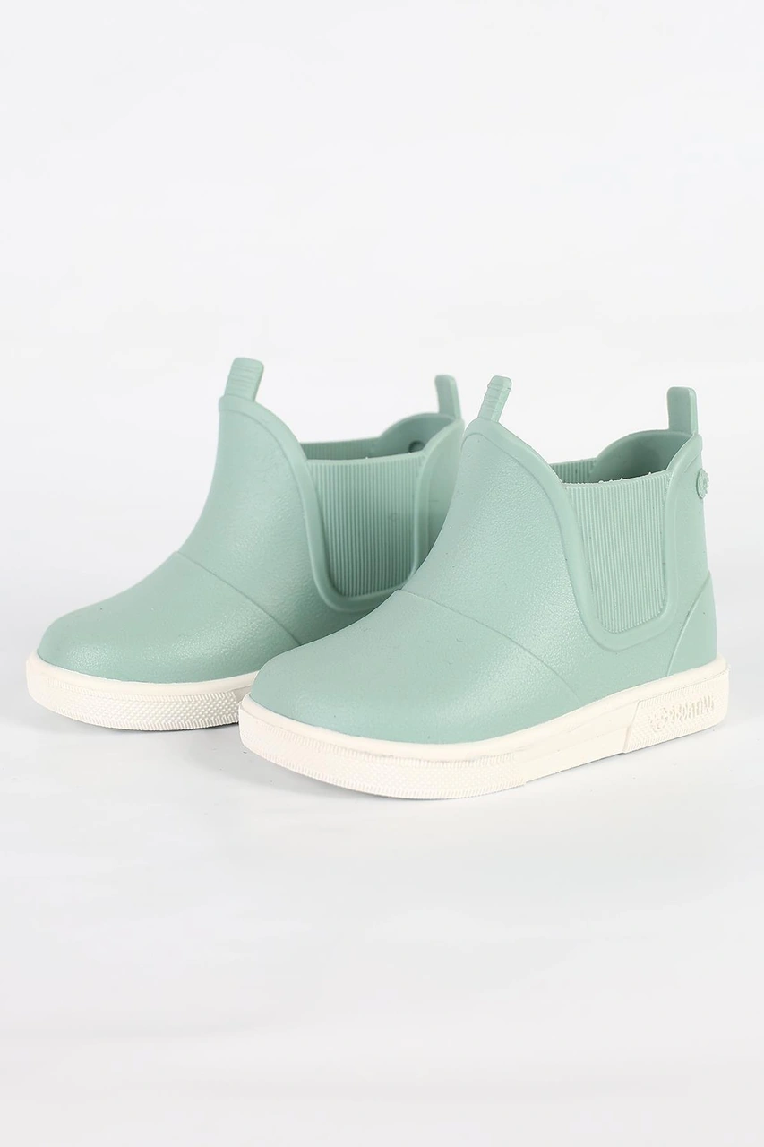 Boatilus Baby Beatly-b Çocuk Pastelgreen/white Yağmur Çizmesi Yeşil