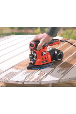 Black+Decker KA280K-QS 220 W Çok Amaçlı Zımpara + 19 Aksesuar