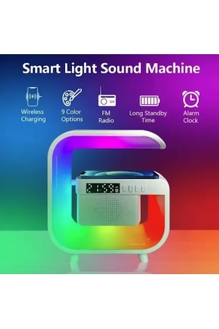 Novahub Kablosuz Müzik İstasyonu Ve Aydınlatma, Alarm Ve Zaman Göstergesi, Şarj Lambası