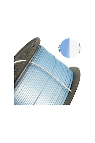 Winkle Pla Silk Multicolor Filament Blue Whıte 1.75mm 1 Kg
