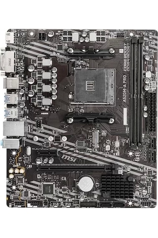 Msı A520m-a Pro Ddr4 4600mhz 1xhdmı 1xdvı 1xm.2 Usb 3.2 Matx Am4 Amd Am4 5000/4000 /3000 Serisi İle