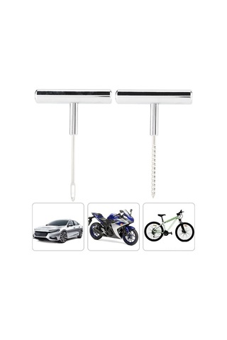 Fastbuy Özellikle Krom Vanadyum Çeliğinden Yapılan Oto-motosiklet-mountain Bike Vakum Lastik Tamir Aleti Seti, Pas Koruma Ve