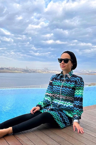 Kahijab Ela Tesettür Mayo - S Yeşil