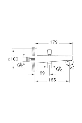 Artema Root Square A4313129 Çıkış El Ucu Soft Bakır