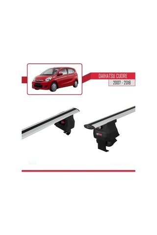 Daihatsu Cuore 2007-2018 Arası İle Uyumlu Ace-4 Ara Atkı Tavan Barı Gri