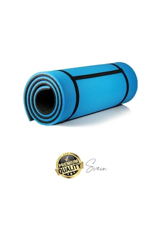 Svein Premium Yoga Pilates Spor Konforlu Taşıma Askılı Çift Taraflı Çadır Uyku Kamp Matı Yer Minderi Çok Renkli