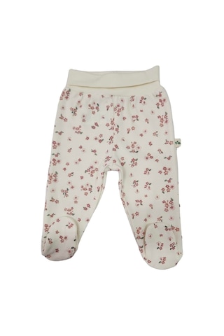 Ciccim Baby Pantolon Patikli Flower Garden Naturel-11050 Ekru