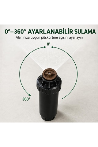 Lexroo Rain 14419 Bird Us-412 Uni-sprey Gövdesi, 30,5 Cm Büyük Vanlu, Ayarlanabilir 0 Standart