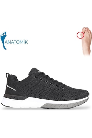 Hammer Jack 1824-manaus Anatomik Tabanlı Unisex Sneakers Ayakkabı Siyah Beyaz Çok Renkli