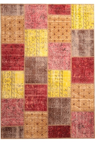 Patchwork El Dokuma Anadolu Halısı (431083720) Çok Renkli