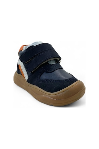 490 Bebek Deri İlk Adım Bot Lacivert