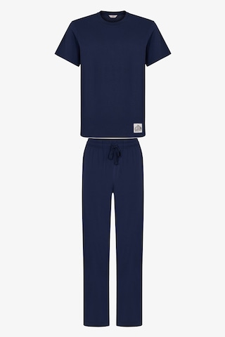 Penti Lacivert Lacivert Erkek Midnight Forest Pantolon Pijama Takımı