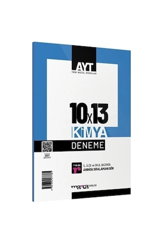 AYT Kimya 10x13 Deneme - Marka Yayınları AYT Kimya 10x13 Deneme - Marka Yayınları
