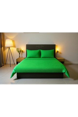 Shules Collection Puantiyeli Çift Kişilik Çarşaf Takımı 1 Adet Çarşaf + Adet Yastık Kılıfı Çok Renkli