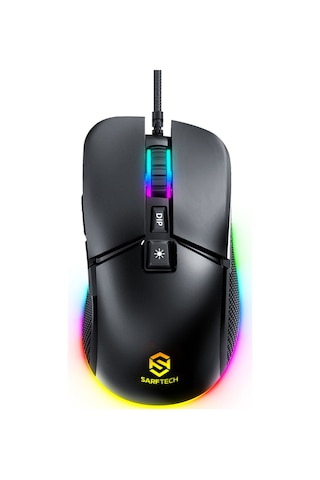 Siyah Rgb 7 Tuşlu Drag Click 7.200dpi Makrolu Yazılım App Destekli Gaming Oyuncu Mouse Diğer