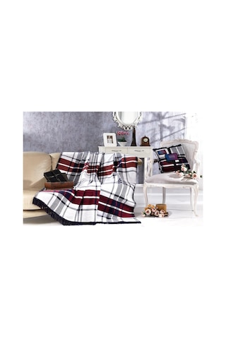 Aksu Silver Collection Çift Kişilik Pamuklu Battaniye Lou Aksu