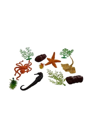 Ctoys Mini Karışık 12 Parça Deniz Hayvanları Seti C18-1c
