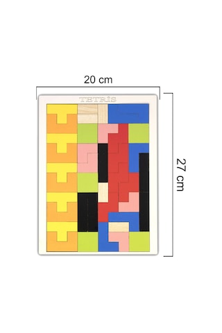 CapellaWoodWorks Ahşap Blok Oyunu Puzzle Zeka Bulmaca