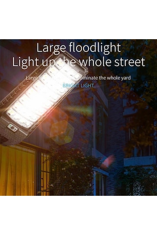 Cbtx W7208-3 Dış Mekan Su Geçirmez Ev Bahçe Lambası Güneş Enerjili Led Parlak Bahçe Lambası 3 Sıra Diğer