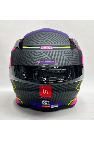Mt Targo S Brik C8 Şeffaf Vizörlü V-14B Kapalı Kask