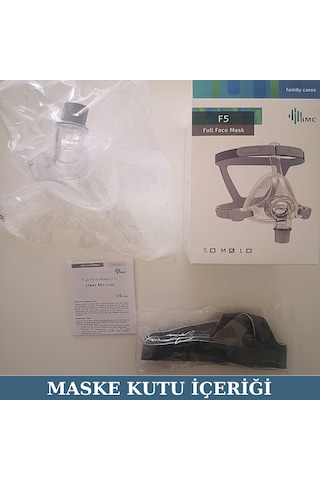 Bmc F5 Ağız Burun Cpap Maskesi L