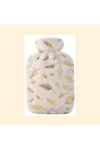 Ofisinn Yaprak Desenli Peluş Sıcak Su Torbası 2 L