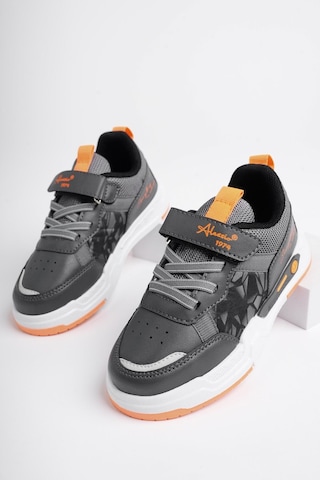 Muggo Gumball Garantili Bağcıklı Ve Cırtlı Unisex Çocuk Sneaker Spor Ayakkabı Füme