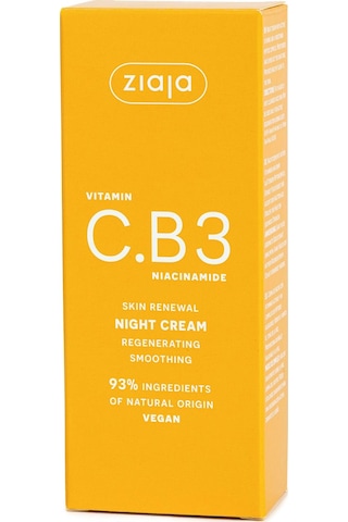 Ziaja Vitamin C B3 Niacinamide Gece Kremi Cilt Yenileyici Ve Besleyici 50 ML