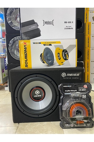 Reıs Paket Bass Mobass 2500wat Anfi 16cm Midrange Set Kablosu