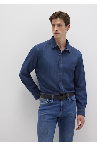 Mavi - Roy Lux Black Koyu Indigo Mavisi Jean Gömlek 0210496-90767 Koyu Mavi