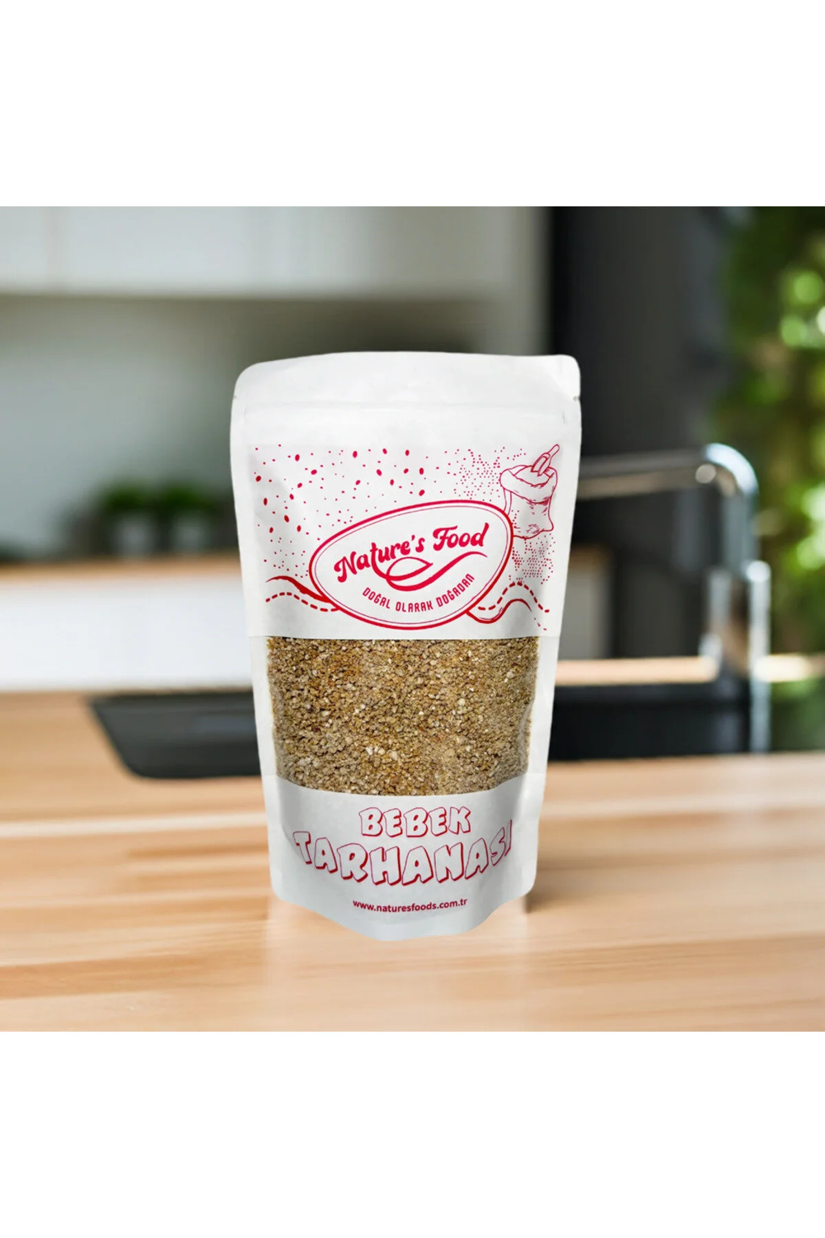 Klasik Bebek Tarhanası 400 Gr Yoğurt %42,8 , Buğday Unu %35,7 , Buğday Ruşeymi %21,5 .