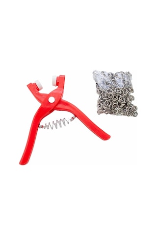 Yuvarlak Halkalı Kuş Gözü Pensesi 9.5 Mm - Bebek Elbise Çıtçıt Montaj Seti