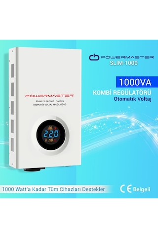Aypazar-Powermaster 1000Va Otomatik Voltaj Kombi Regülatörü