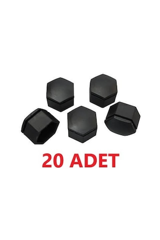 Opel Astra H Siyah Bijon Kapağı 17x23mm 20 Adet