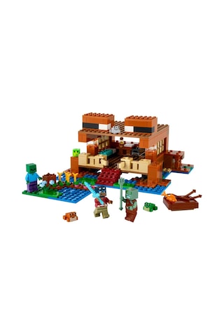 LEGO® Minecraft Kurbağa Evi 21256 8+ Yaratıcı Oyuncak Yapım Seti - 400 Parça