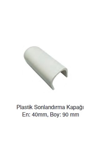 Tekne Küpeşte Fitili Sonlandırıcı. Kenar Lastiği Kapağı. Takım
