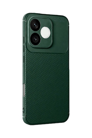 Newface - 400 - Huawei Honor 600 Lite Auto Focus Karbon Kapak - - Spt-gld - Koyu Yeşil