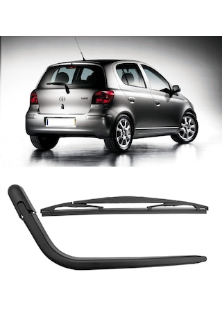 Toyota Yaris 2006-2011 Arka Cam Silecek Kolu Ve Süpürgesi Kapak Takım 852410d010 Silecek