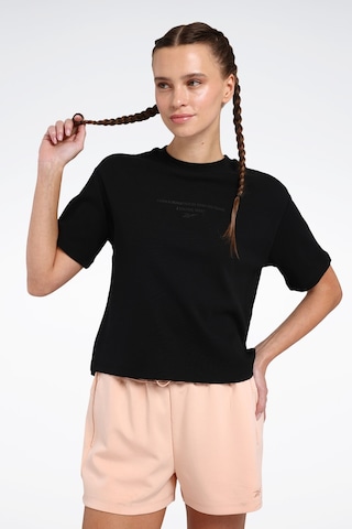 Reebok Sera Tee Siyah Kadın Kısa Kol T-shirt SIYAH