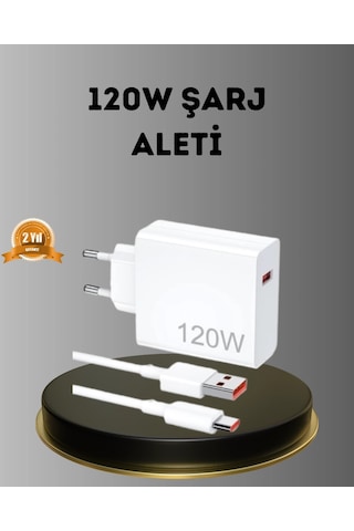 Mey İthalat Turbo 120w Hızlı Şarj Cihazı Kısa Devre Ve Akım Koruma Özellikli