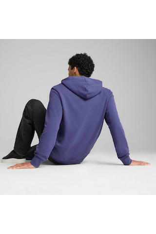 Puma Sports Legacy Graphıc Erkek Kapüşonlu Sweatshırt 629629 46 Mavi