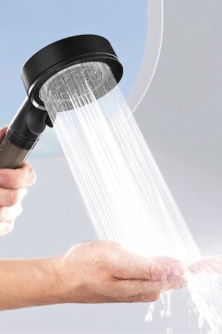 5 Fonksiyonlu Filtreli Çelik Model Turbo Jet Duş Başlığı Çok renkli