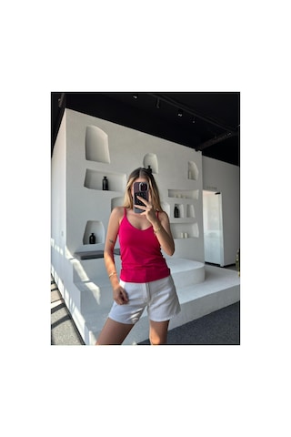 Rouge Basıc Basic Ayarlanabilir Askılı Polyemid Body FUŞYA