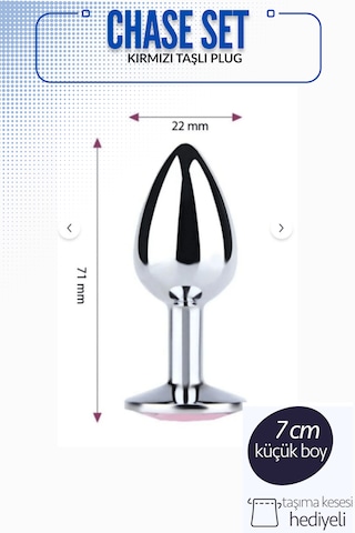 Çilek Aromalı Yenilebilir Jel 250 Ml + 7 Cm Plug + Temizlik Pompası - 3'lü Avantaj Seti
