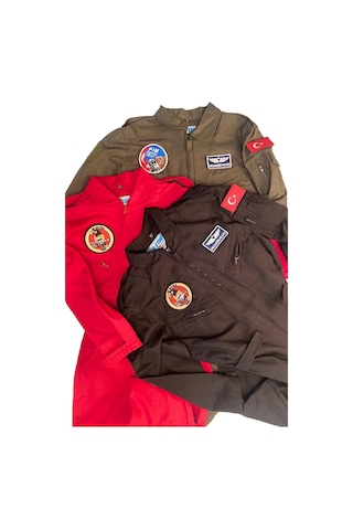By Nova Airforcemarket Çocuk Pilot Tulumu Siyah