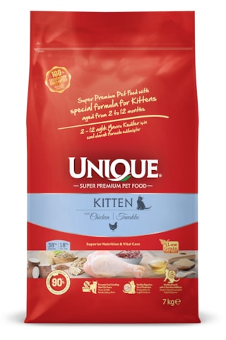 Unıque Kitten Tavuklu Yavru Kedi Maması 7 KG Unıque Kitten Tavuklu Yavru Kedi Maması 7 KG