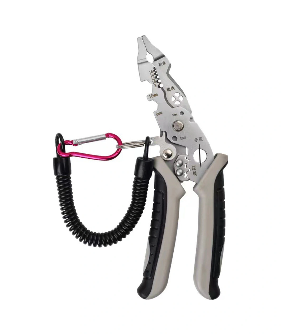 Skycity Endüstriyel 7.5 İnç Dirsekli Tel Soyucu, 0.8-1.6mm Aralığında Kesme, Kırma, Presleme Ve Vidalama İşlevleriyle Ergonomik Grip